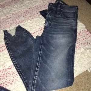American eagle high rise jegging crop